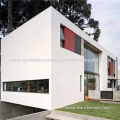 Modular villa house with steel structure, transportable, installed and assembled quickly on site